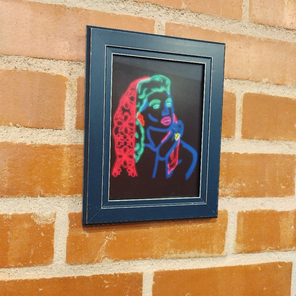 Neon Gypsy Art Print By Neon Nicho - Picture 1 of 1